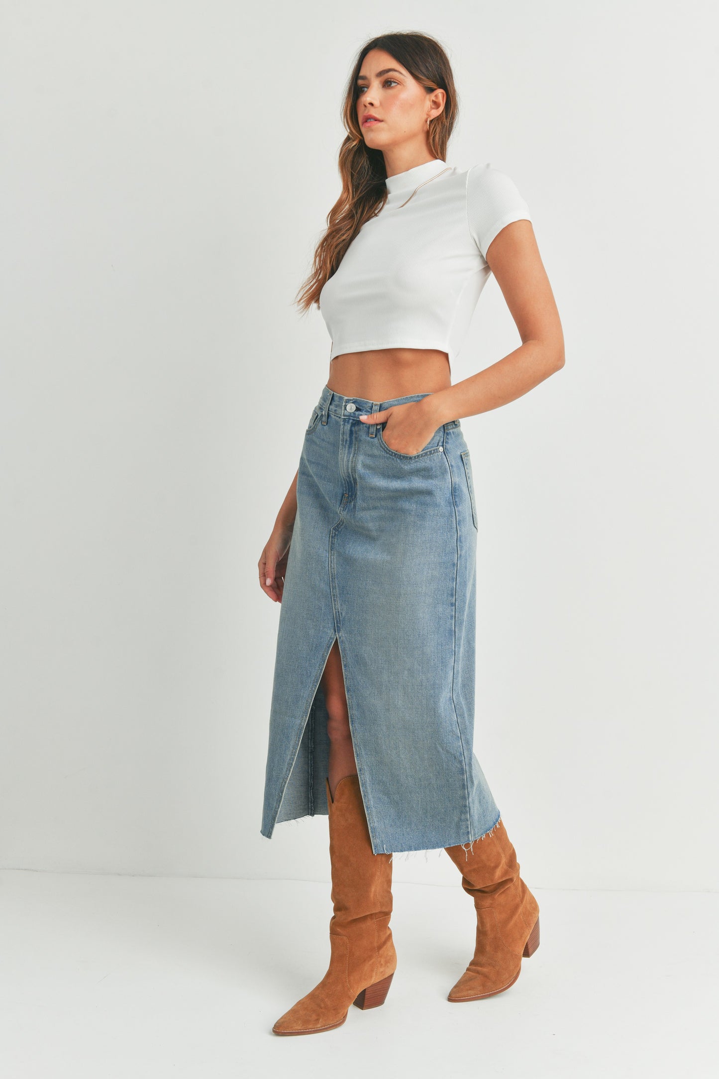 It Girl Denim Skirt