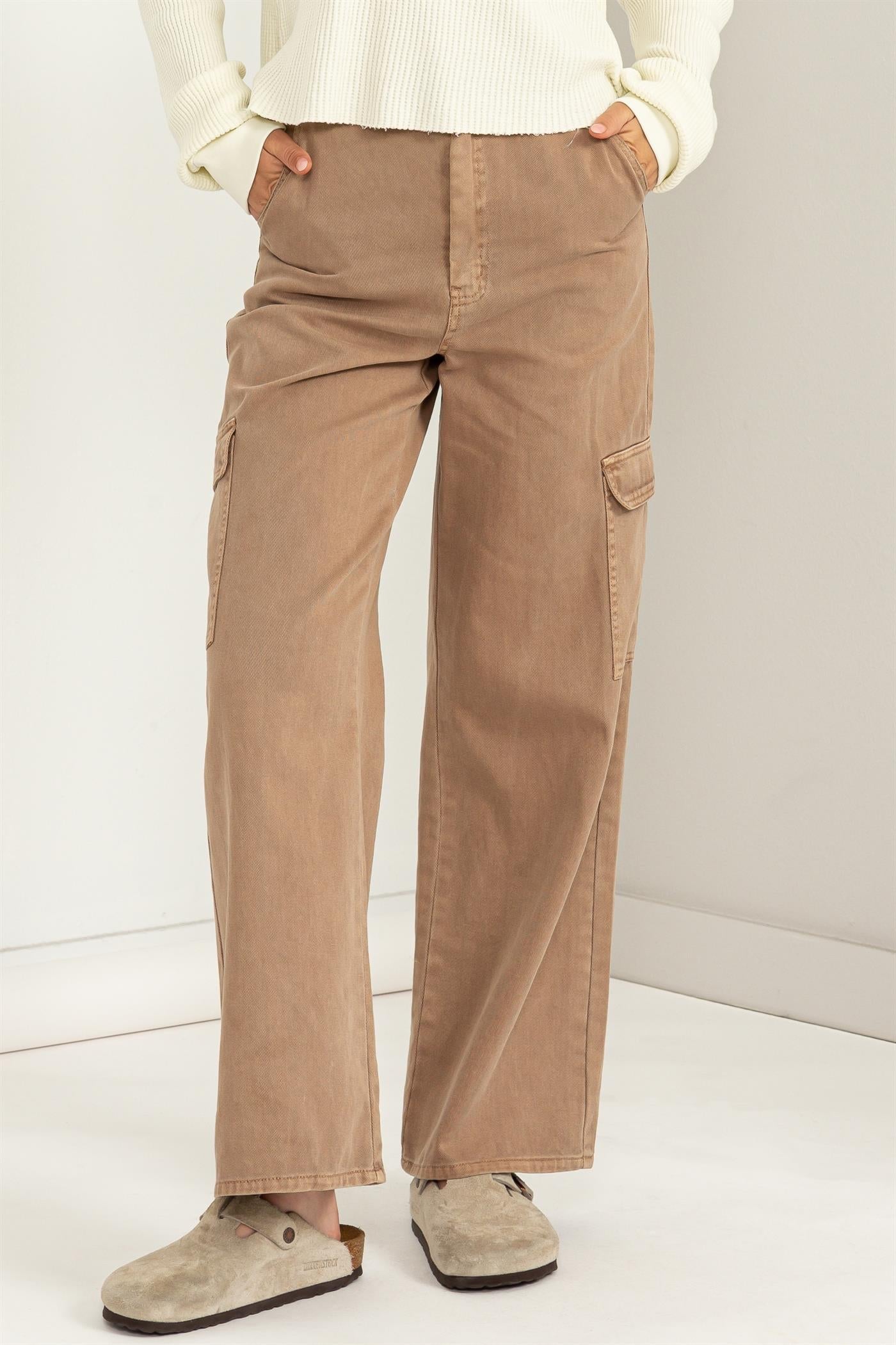 Brown Cargo Pant