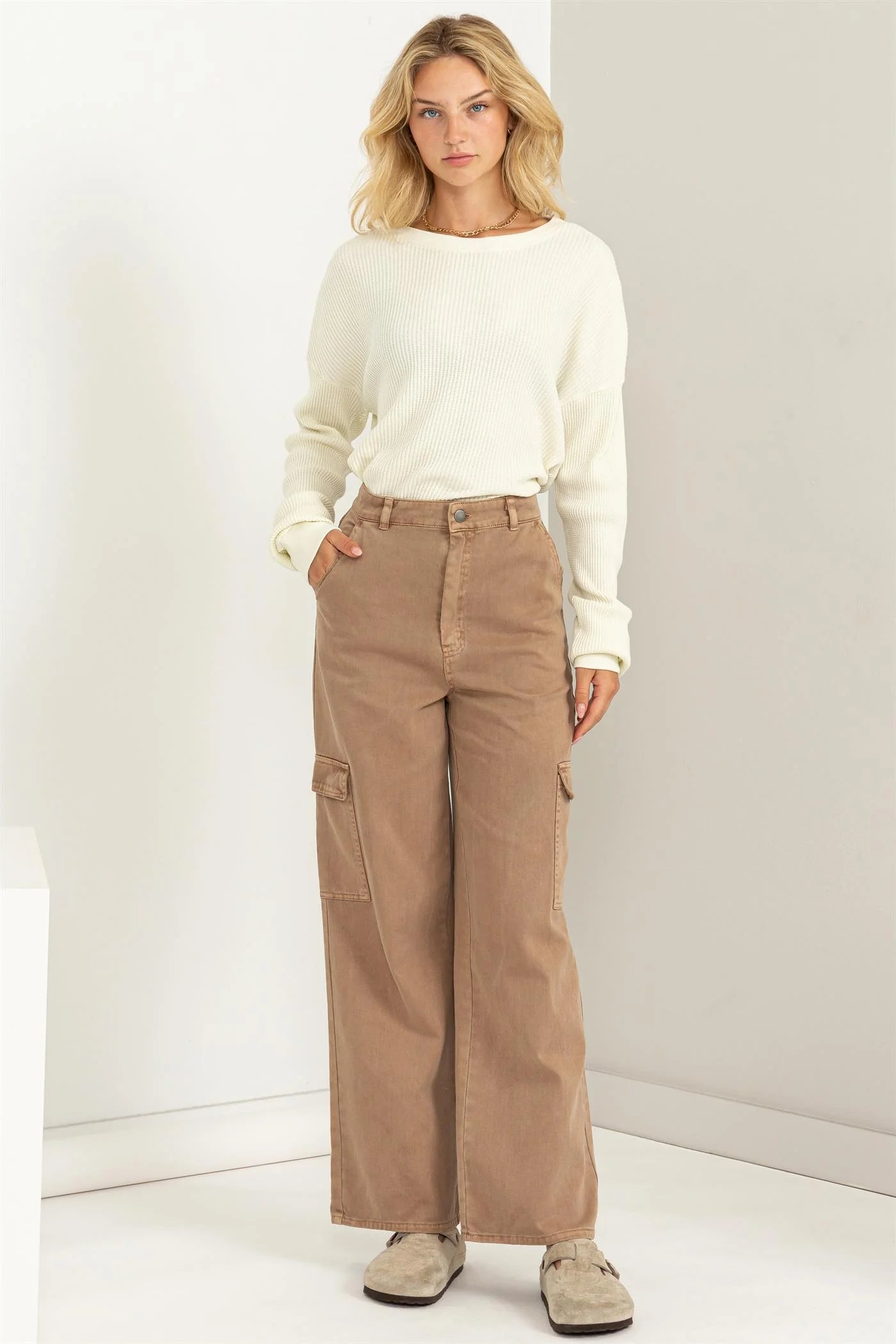 Brown Cargo Pant