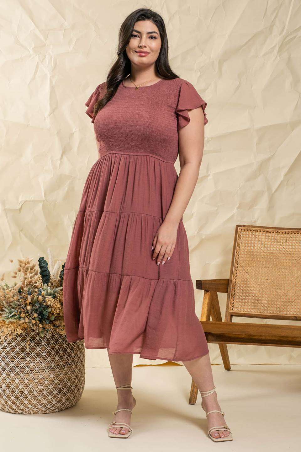 Always in Style Dress (Mauve)