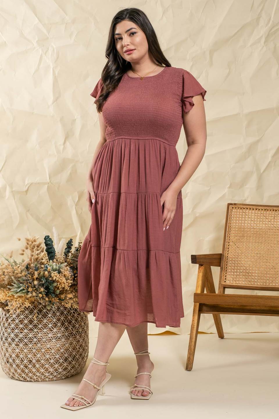 Always in Style Dress (Mauve)