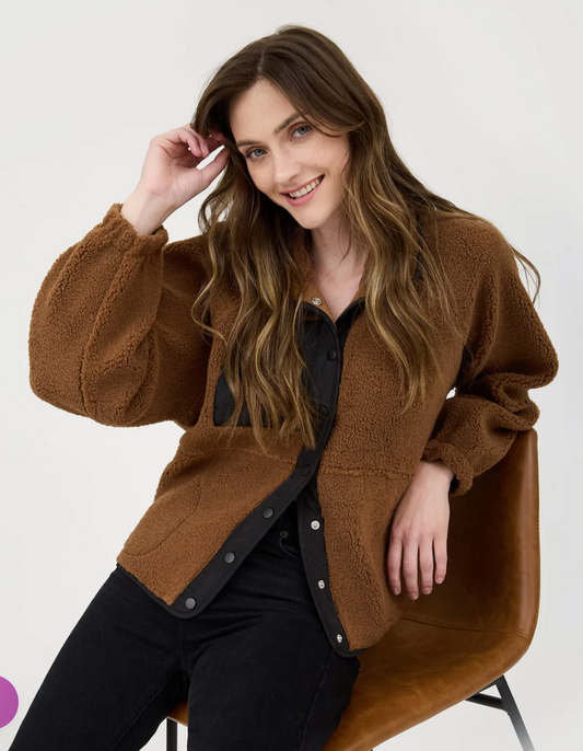 Brown Fleece Jacket