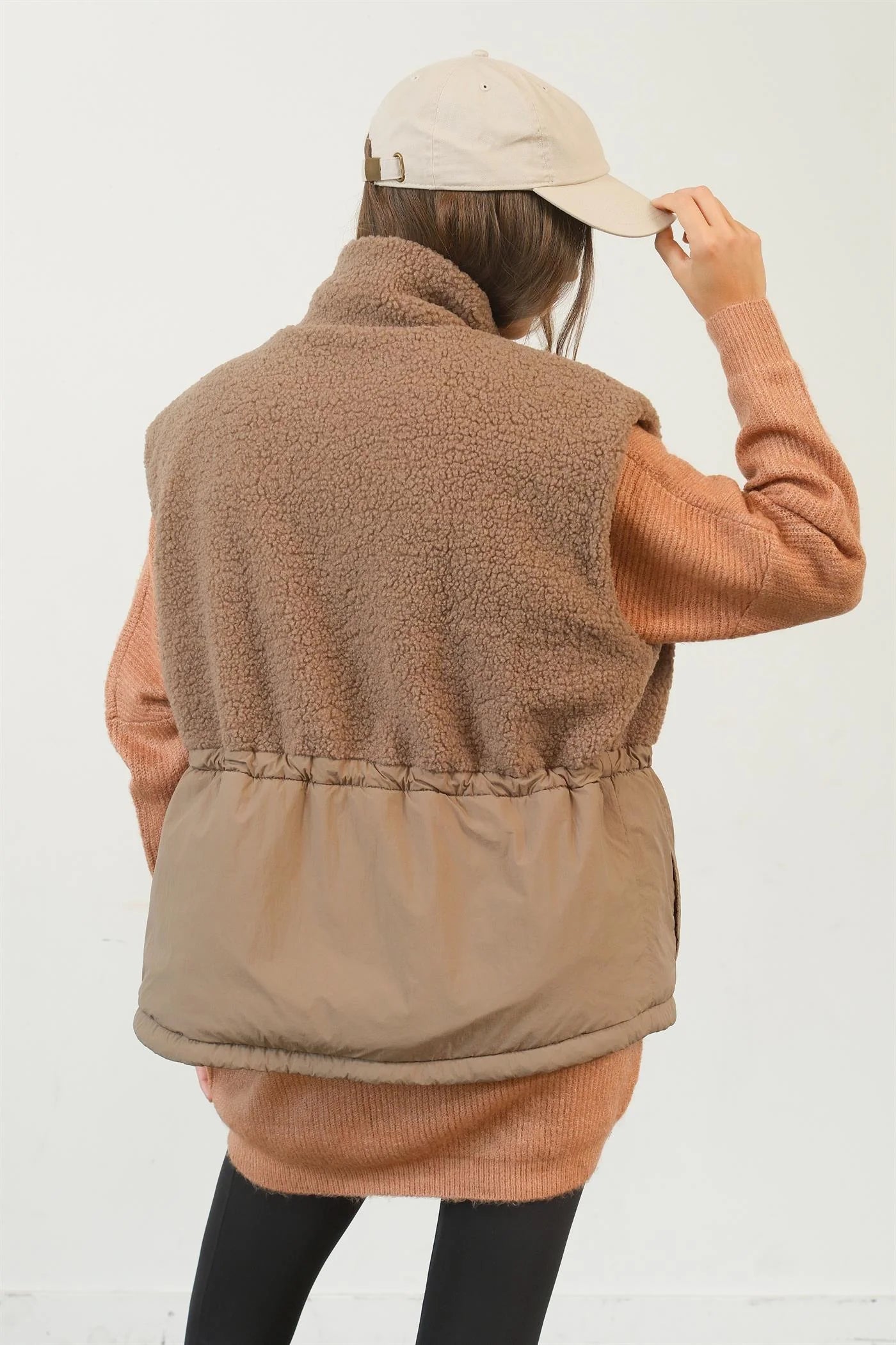 Brown Teddy Vest