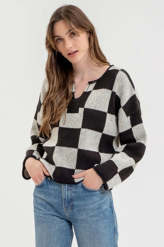 Checkmate Sweater