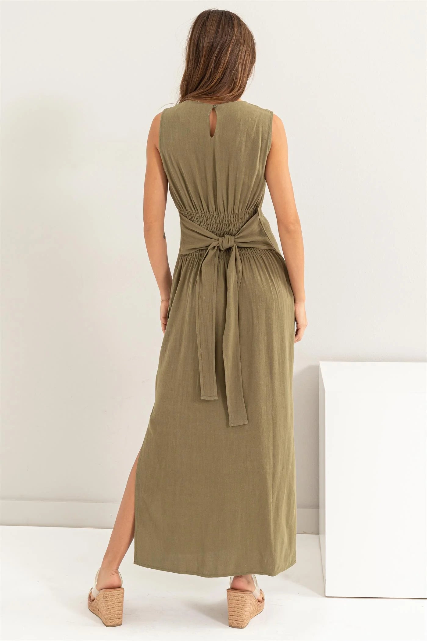 Sunset Chaser Dress (Olive)