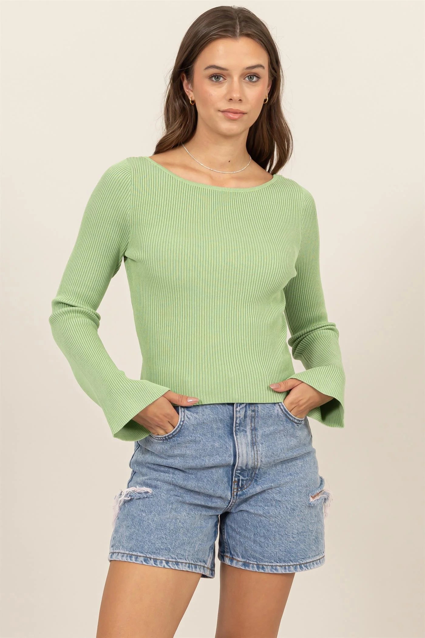 Matcha Long Sleeve Top