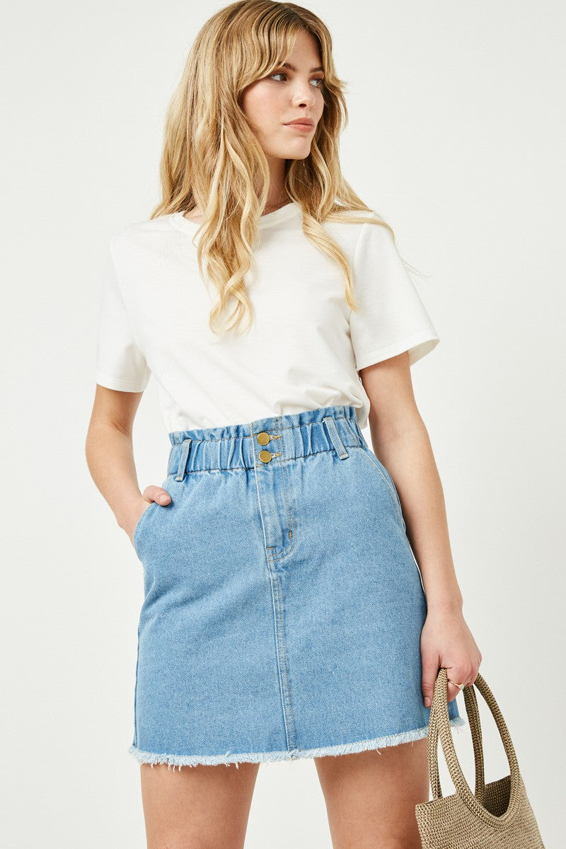 Short and Sweet Denim Skirt