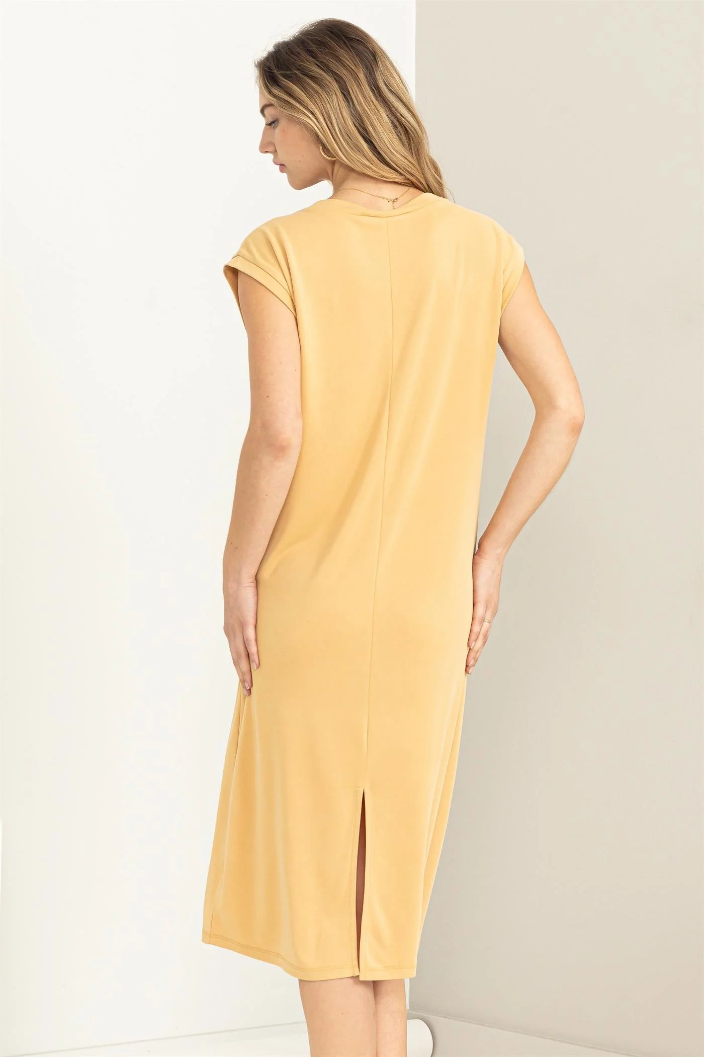 T-shirt Dress (Yellow)