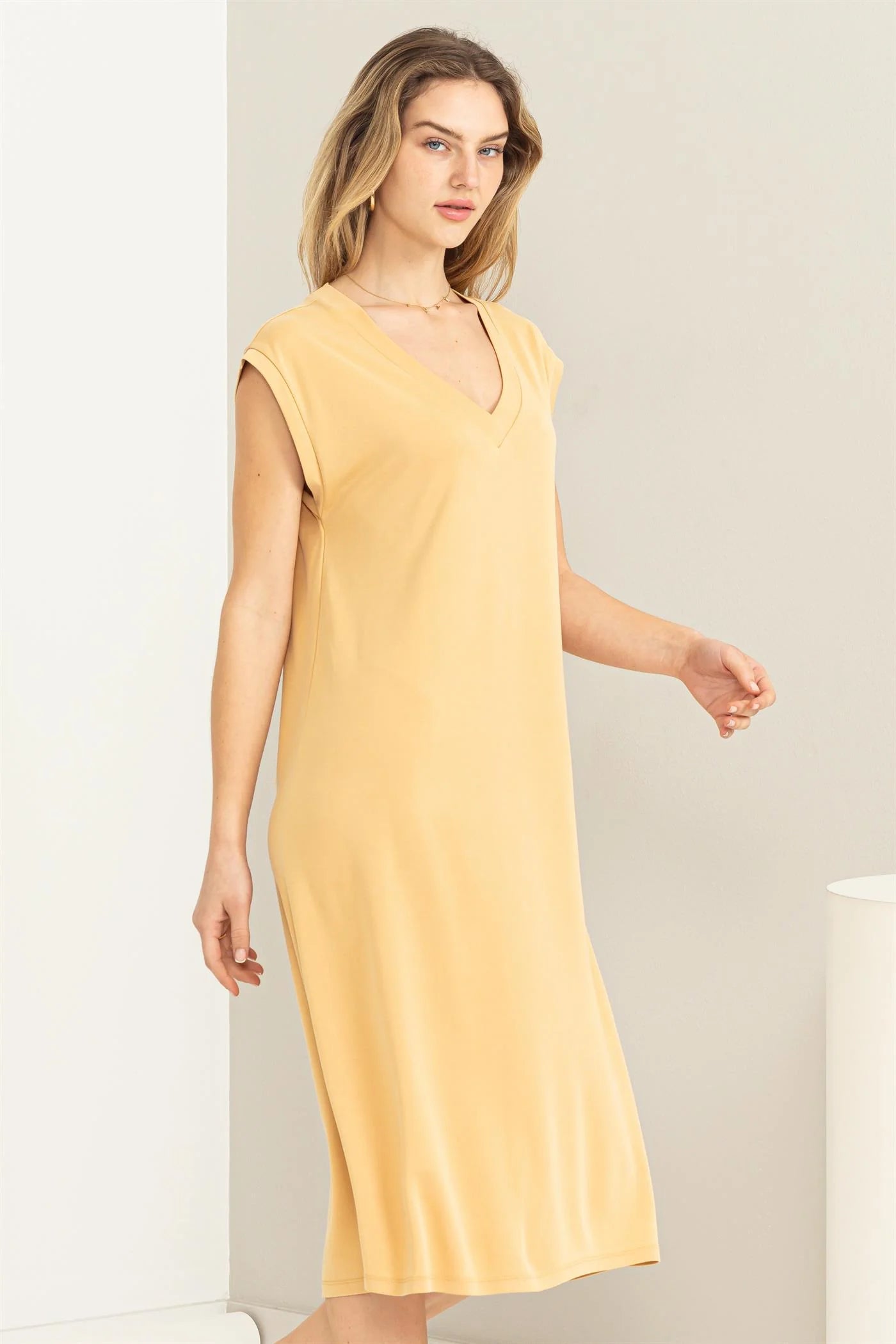 T-shirt Dress (Yellow)