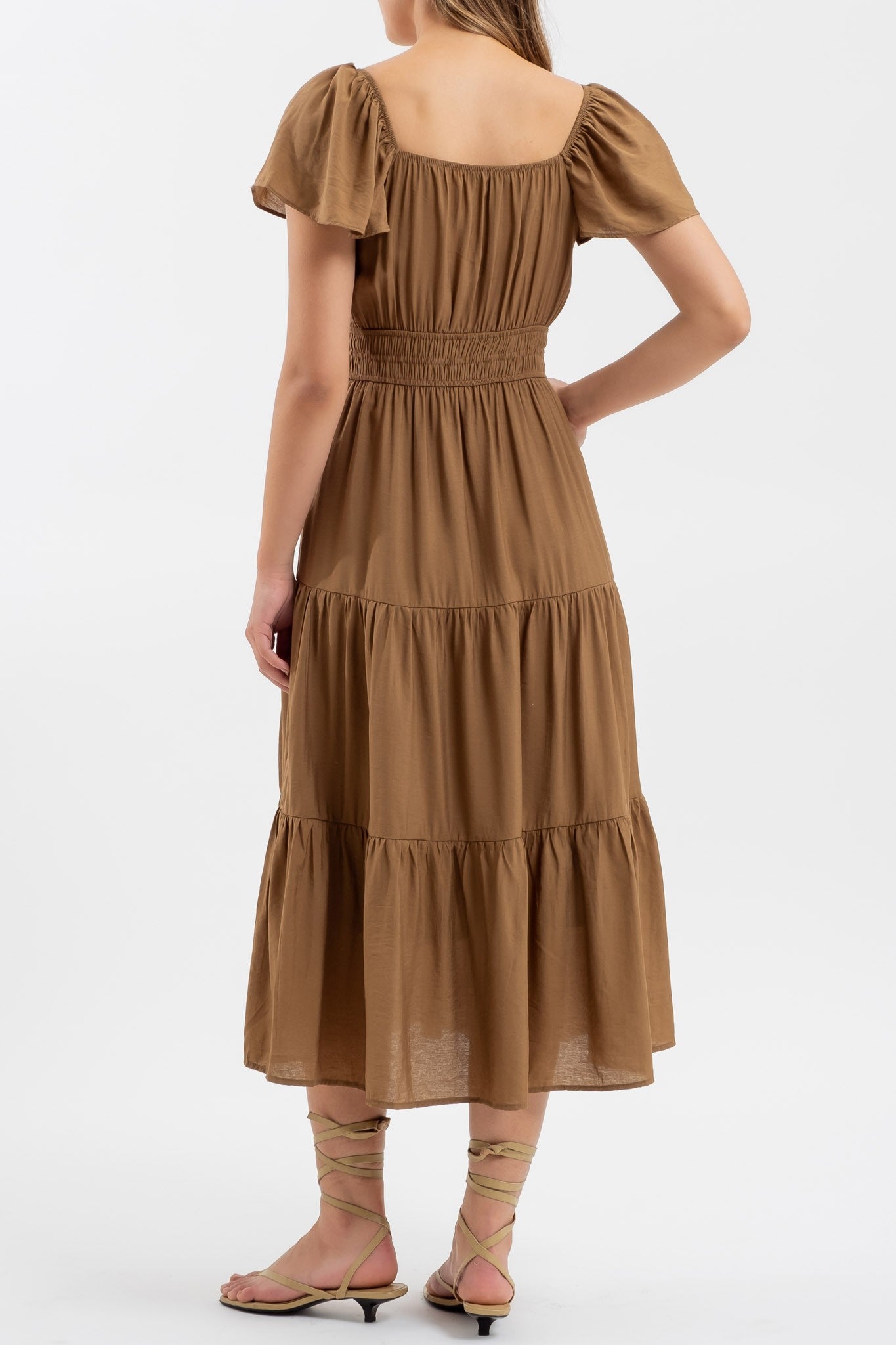 Until we meet Again Dress (brown)